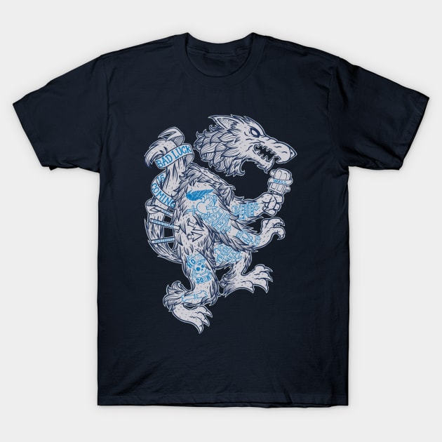 Wolf Spoiler Crest T-Shirt by spike00